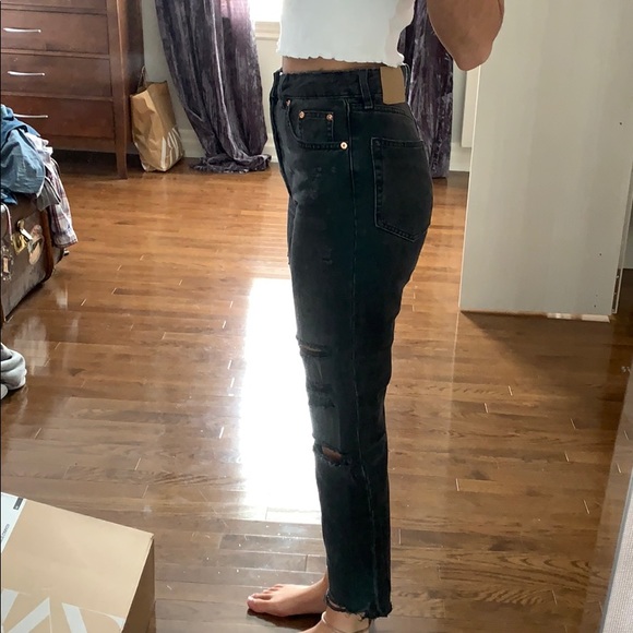 Black ripped jeans - Picture 2 of 2